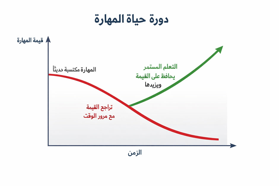 دورة حياة المهارة